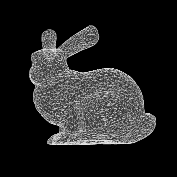 3D renderer bunny preview
